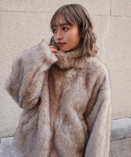 セール】【ZOZO限定】フェイクファージャケット（その他アウター