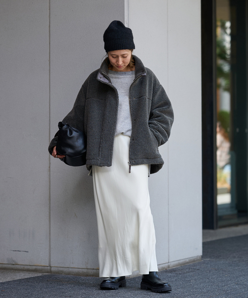 ≪追加≫ウールボアスタンドブルゾン2（ブルゾン）｜FRAMeWORK