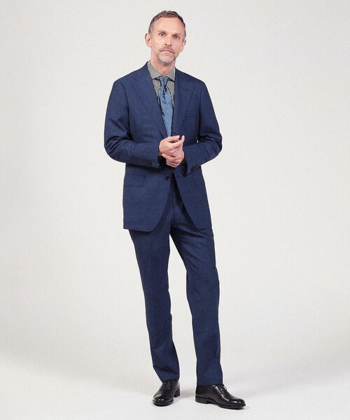 セール】ウール シングルブレステッド3Bスーツ Ermenezild Zegna