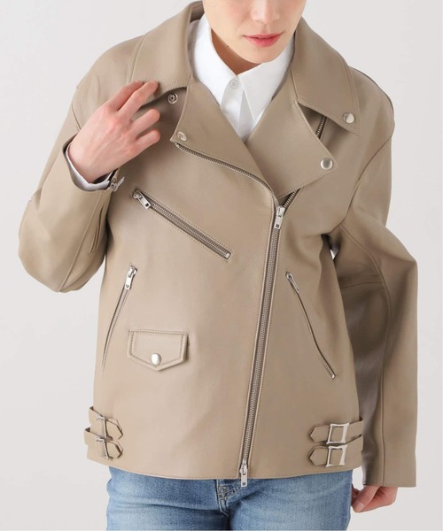 Spick & Span（スピックアンドスパン）の「レザーライダースジャケット