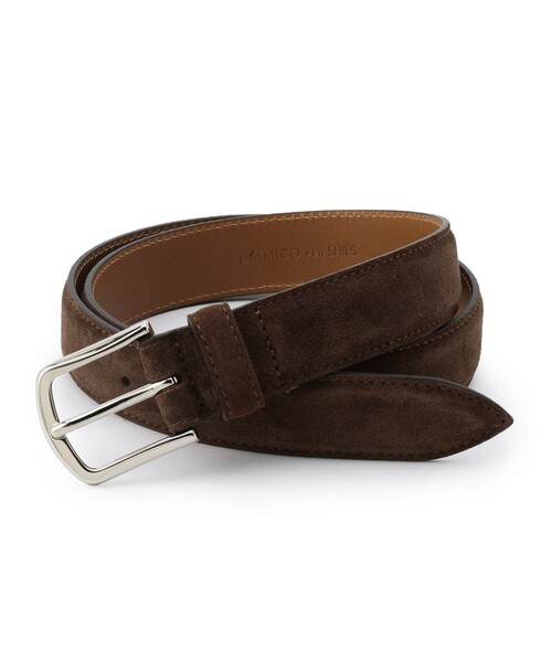 ANDREA D'AMICO: 30mm スエード ベルト（ベルト）｜Andrea D'Amico