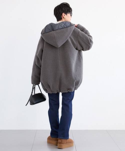 セール】BARNYARDSTORM / ボアフーディーコート（その他アウター