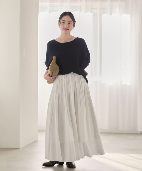 plage（プラージュ）の「2WAY ラグラン Back V プルオーバー（ニット