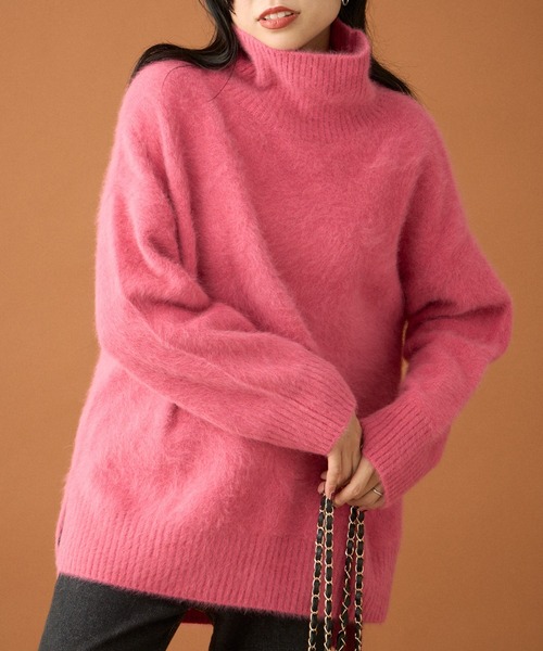 LOUNGEDRESS（ラウンジドレス）の「FURカシミヤハイネックニット