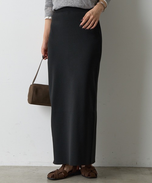 3kg見え！エステルヤーンペンシルスカート（スカート）｜COLONY 2139