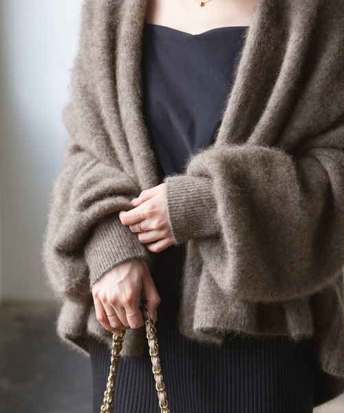 Noble（ノーブル）の「《追加》ファーニットパフカーディガン