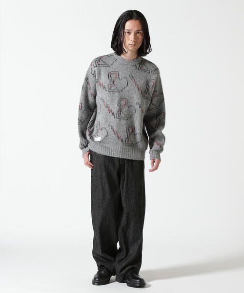 schott（ショット）の「Schott/ショット/SHAGGY KNIT ORIGINAL HEART