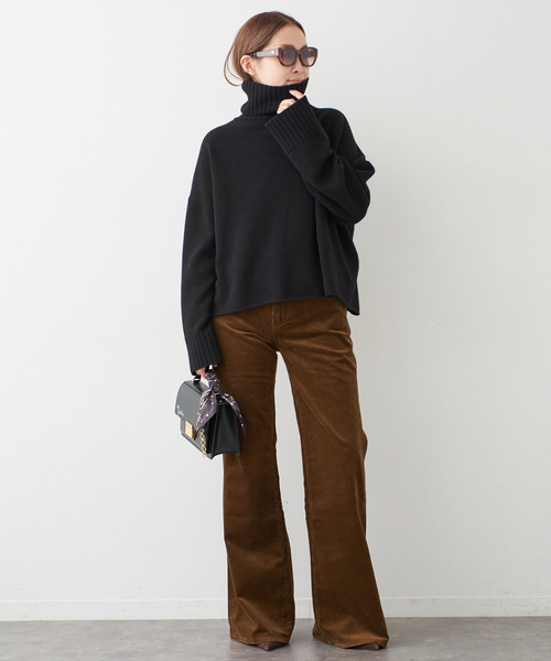 Cropped タートルネック ニット（ニット/セーター）｜Deuxieme Classe