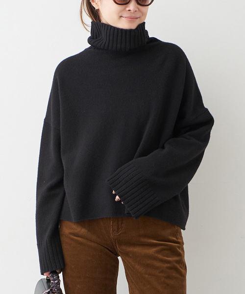 Cropped タートルネック ニット（ニット/セーター）｜Deuxieme Classe
