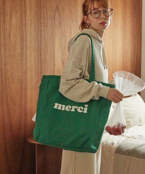 MILKFED.（ミルクフェド）の「MERCI LOGO TOTE（トートバッグ）」 - WEAR