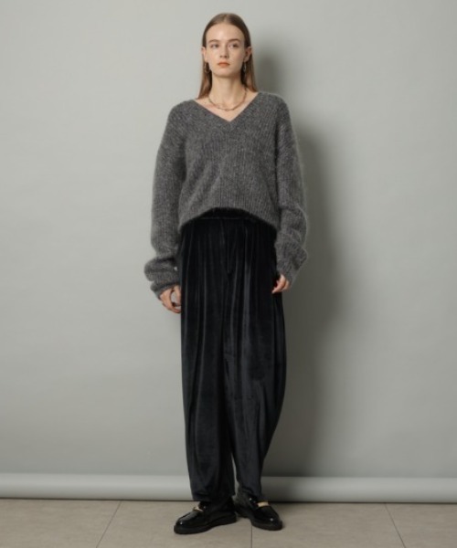 CADUNE（カデュネ）の「モヘア深Vセーター（ニット/セーター）」 - WEAR