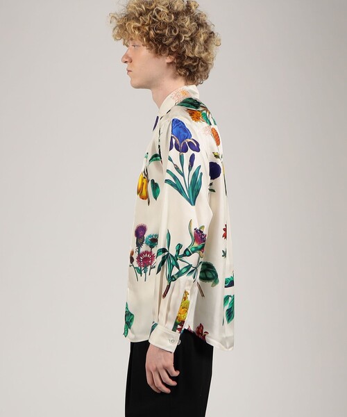 caban（キャバン）の「□CABaN シルクツイル IBIZAプリントシャツ