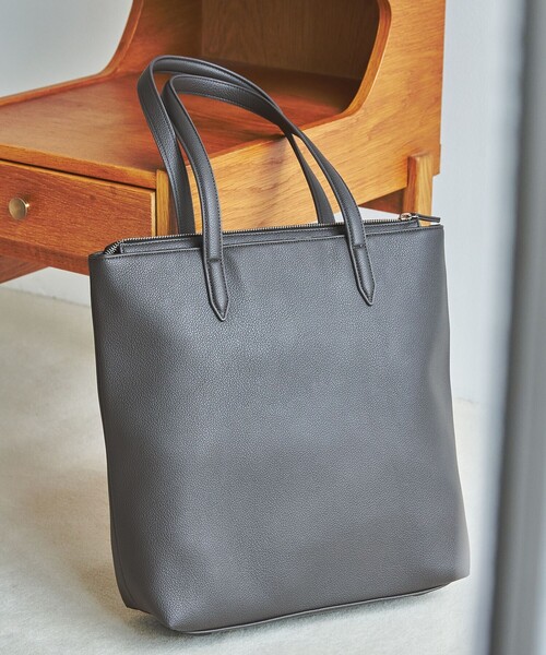 WEB限定】GLR レザーライク ファンクショナル トートバッグ（トート