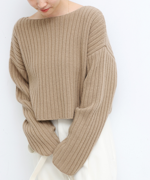 Deuxieme Classe（ドゥーズィエムクラス）の「Cropped Wide リブ プル