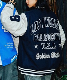 ムラサキスポーツ｜ムラサキスポーツ（メンズ）のスタジャン（ブルー