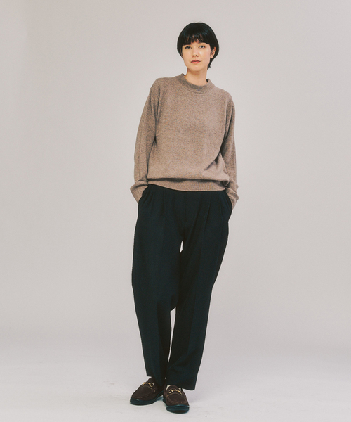 セール】カシミヤブレンド モックネックニット（ニット/セーター
