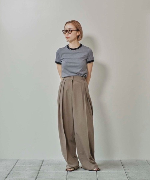 セール】Twill Wide Trousers（デニムパンツ）｜TODAYFUL（トゥデイ