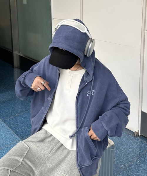 Double Zip-Up Short Hoodie - ダブルジップショートフーディー【短丈