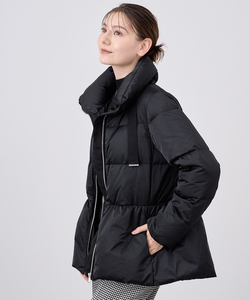 ANAYI（アナイ）の「ソロサテンペプラムダウンコート（ダウン