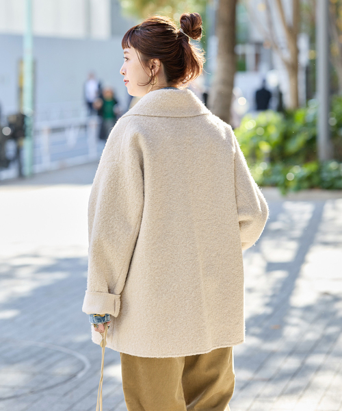 ブークレージャージ着流しコート（その他アウター）｜B.C STOCK（ベー