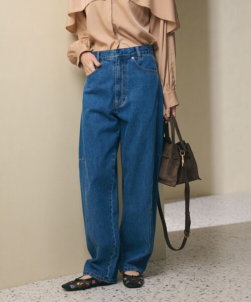 WEB限定】カーブ デニムパンツ（デニムパンツ）｜BEAUTY&YOUTH UNITED