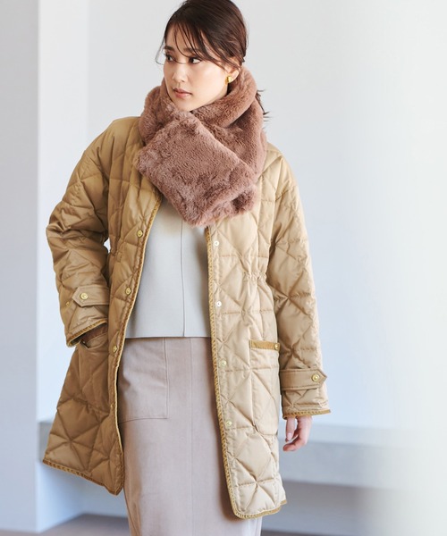 ROPE'（ロペ）の「【TAION×LIMONTA】軽量Vネックキルティング ミドル