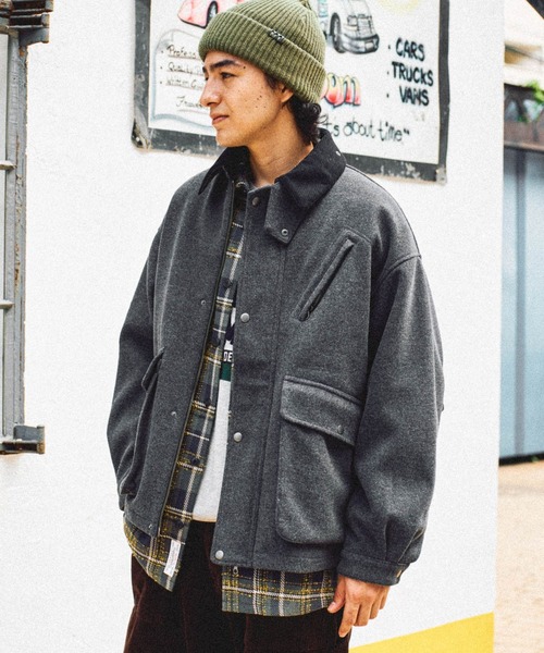 niko and（ニコアンド）の「ウーリーテックハンティングブルゾン