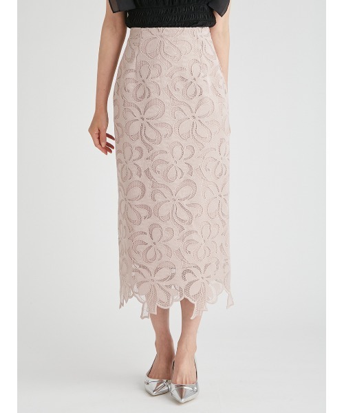 CELFORD（セルフォード）の「リボンレースタイトスカート（スカート