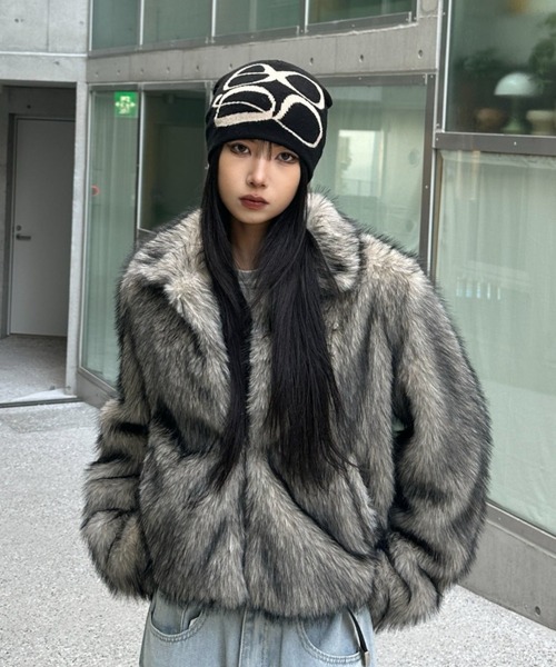 グレーファーショートジャケット（その他アウター）｜KsG