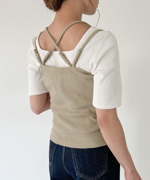 セール】ダブルジップキャミビスチェ（キャミソール）｜JUNOAH