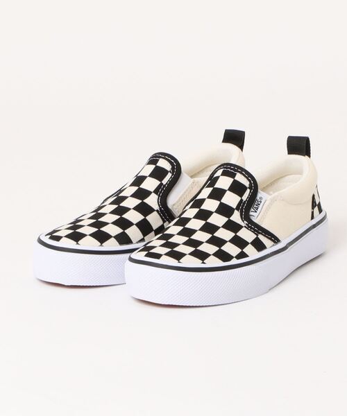 VANS ヴァンズ 17-22 SLIP ON スリッポン V98PS BLK/WHT CHECK