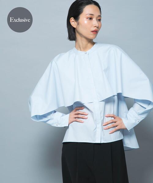 別注』CHIGNON×ROSSO ラッフルシャツブラウス（シャツ/ブラウス