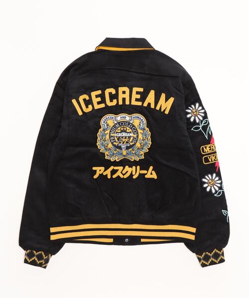 ICECREAM（アイスクリーム）の「TEAM VARSITY JACKET（スタジャン