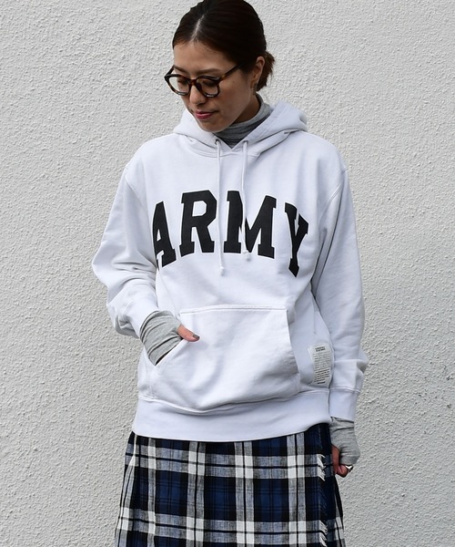 TOP KHAKI】ARMY スウェットパーカー(WHITE) | ジョンブル公式通販