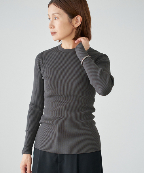 IENA（イエナ）の「レース襟 RIBホールガーメントプルオーバー（ニット