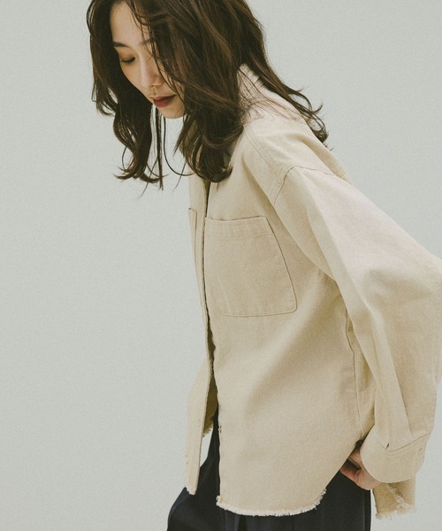 GOODデニムカラーシャツ/624975（シャツ/ブラウス）｜GLOBAL WORK