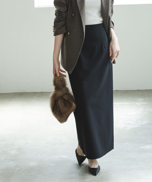 セール】《追加》ジャージーライクカラータイトスカート 7（スカート