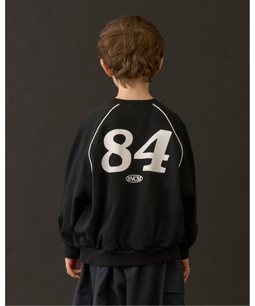 セール】【MNCM】【毛玉バイバイ裏起毛】ラグランパイピングビッグ