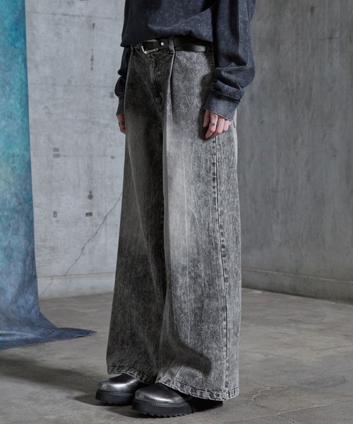 SERACE】Vintage buggy wide flare denim pants / ヴィンテージバギー