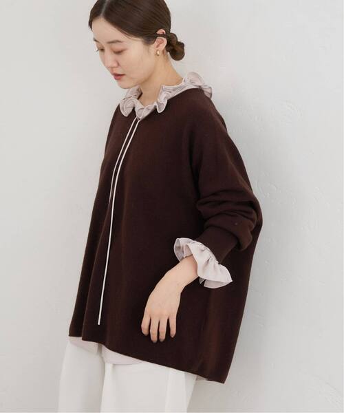 追加4》Fineニュージーウール ニュアンス Vプルオーバー（ニット