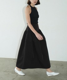 セール】SHEER RUSSELL VOLUME FLARE SKIRT（スカート）｜CLANE