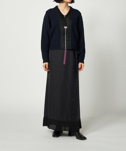 TOGA PULLA（トーガ プルラ）の「TOGA PULLA Wool knit zip cardigan