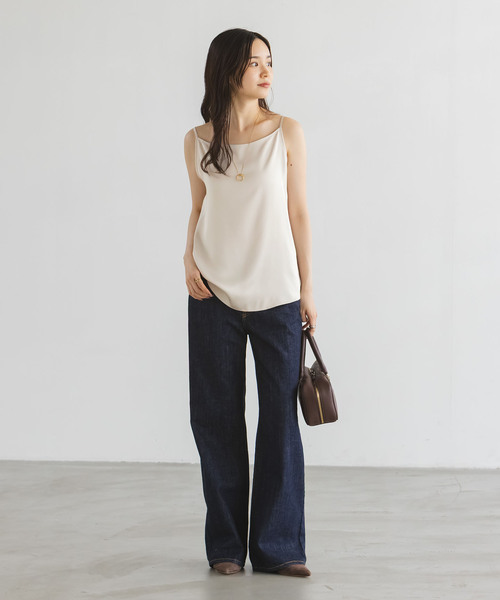 追加》メルティサテン2WAYキャミ（キャミソール）｜NOBLE（ノーブル