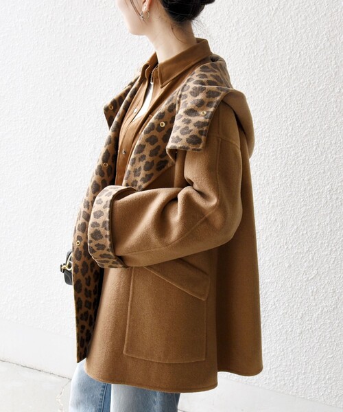 セール】SHIPS any: リバー フーデッド Aライン ミドル コート（その他