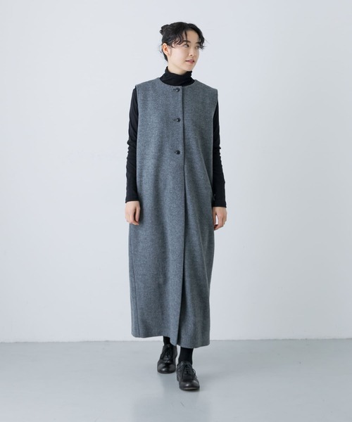 かぐれ（カグレ）の「ウールタックジャンパースカート（ワンピース