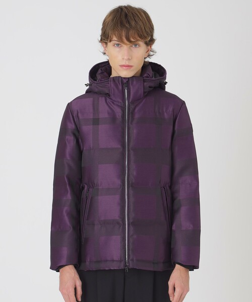 セール】シャドーチェックカルゼダウン（ダウンジャケット/コート