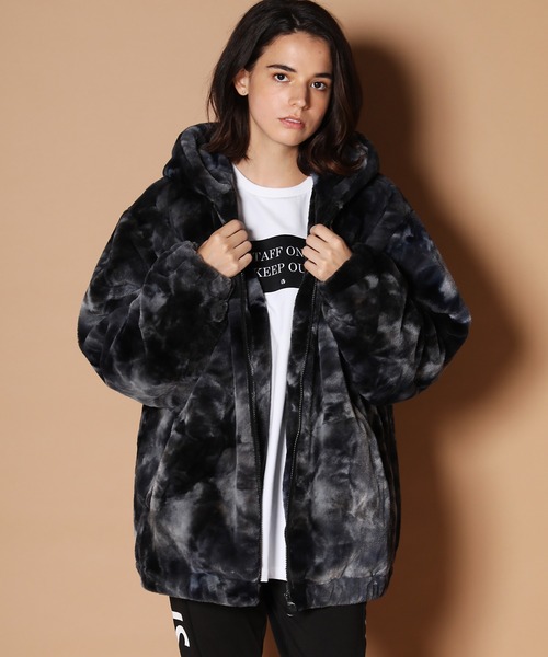 セール】GAタイダイフードファーブルゾン（ブルゾン）｜GALLIS