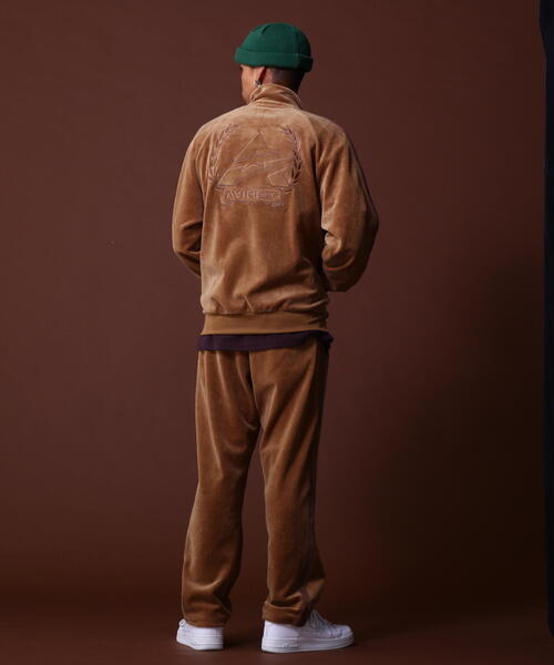 AVIREX（アヴィレックス）の「VELOUR TRACK JACKET / ベロア トラック