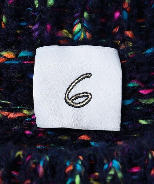 6（ロク）の「＜6(ROKU)＞マルチスラブ クルーネック ニット（ニット