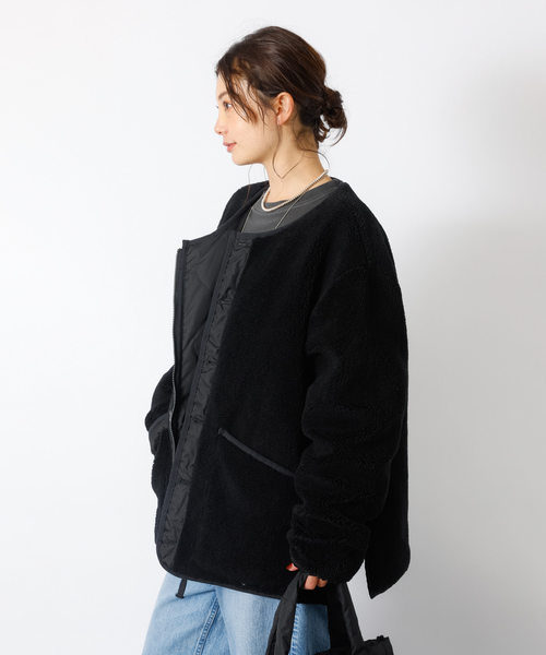 TAION / タイオン】ミリタリー リバーシブル クルーネック ダウン